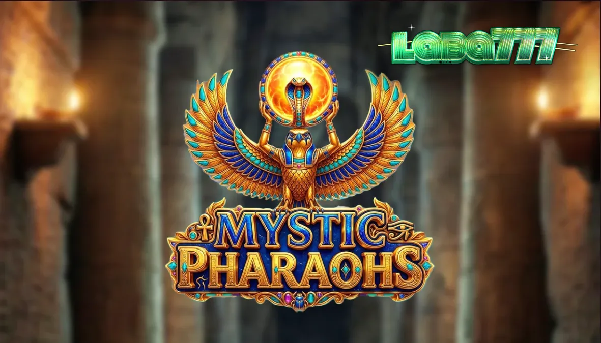Tampilan visual slot Mystic Pharaohs dengan tema Mesir Kuno