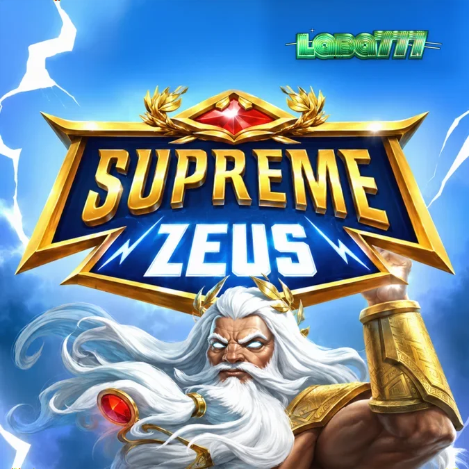 Tampilan antarmuka slot Supreme Zeus di layar ponsel pintar