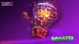 Visual bertema padang gurun dalam permainan slot Fire Stampede